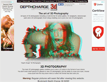Tablet Screenshot of depthcharge3d.com